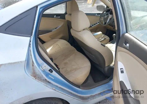 2013 Hyundai Accent Gls из США, поврежденный, VIN KMHCT4AE3DU447325